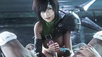 Yuffie ( Final Fantasy 7 ) ride a great cock