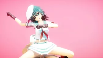 Kancolle Kiso Dance and Sex Cowgirl Creampie Undress NSFW Mmd 3D