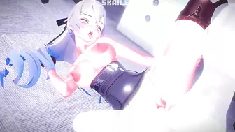 Honkai Star Rail - Bronya takes it hard in the office