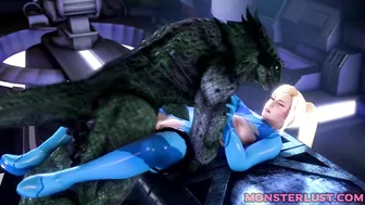 Blonde Teen Gets Her Pussy Destroyed By An Alien - 3D Monster Hentai