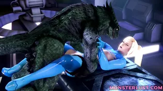 Blonde Teen Gets Her Pussy Destroyed By An Alien - 3D Monster Hentai