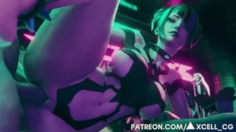 JURI-HAN SEX PARTY! | Street Fighter 3D Animation |