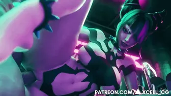 JURI-HAN SEX PARTY! | Street Fighter 3D Animation |