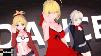 【KKS／MMD】【I'm ill】 モードレッド ネロ・クラウディウス セイバーオルタ【Fate/Grand Order】