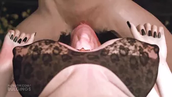 Final Fantasy Milf gets deep throated until messy cumshot