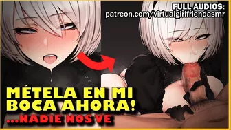 Novia caliente TE SUCCIONA hasta las BOLAS en el HOSPITAL [mamada/deepthroat] ASMR Audio Hentai