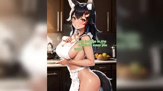 Hentai Captions - Dinner, Bath or - Sex? / Your Horny Girlfriend part 1