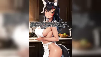 Hentai Captions - Dinner, Bath or - Sex? / Your Horny Girlfriend part 1