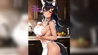 Hentai Captions - Dinner, Bath or - Sex? / Your Horny Girlfriend part 1