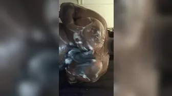 Soapy big titties. Bug jiggly boobs