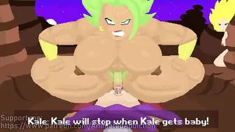 Caulifla & Kale making Cabba a Super Saiyan