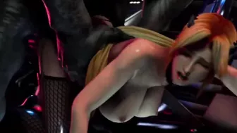 SAMUS ON 4 LEGS GIVING HARD IN THE FAT MONSTER ASS