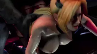 SAMUS ON 4 LEGS GIVING HARD IN THE FAT MONSTER ASS