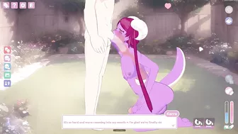 Lust's Cupid, a 2D sex simulation game Futanari succubus Karra