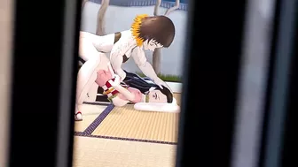 Futanari Demon Slayer Nezuko fucked by Futanari girl 60 FPS High Quality 3D Animated 4K Sound