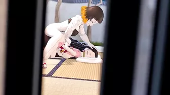 Futanari Demon Slayer Nezuko fucked by Futanari girl 60 FPS High Quality 3D Animated 4K Sound