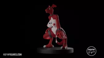 Guilmon resin figure