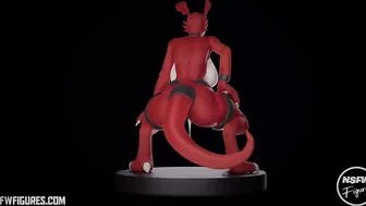 Guilmon resin figure