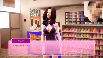 Risky Sex with Stepsister ( Tracy ) in the store - "No Cum" - Game: My Lovely Stepsister