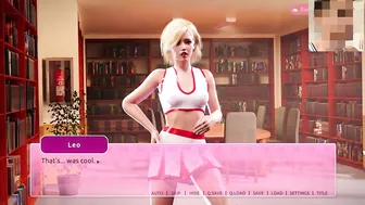 ( Margot ) Fucks Leo in the Library "No Cum" - Game : My Lovely Stepsister