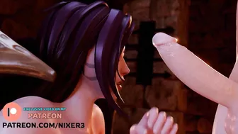 LEAGUE OF LEGENDS KAI'SA BLOWJOB + HARD SEX + CREMPIE | SFM HENTAI 60 FPS!