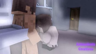 Jenny catches me in the bathroom | Minecraft Sex Mod