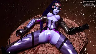 Widowmaker impregnated by squirting tendrils