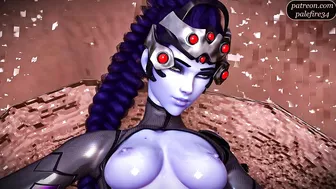 Widowmaker impregnated by squirting tendrils