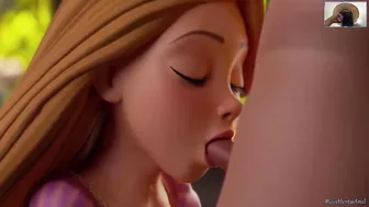 Rapunzel first blowjob 4K UHD