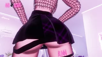 VR slut dances for you with no panties