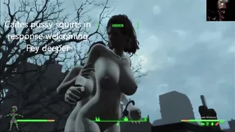 Mutant Penis Growth Vaccine Lesbian Love Affair: Fallout 4 Cait Fucked Hard AAF Sex Mods 3d