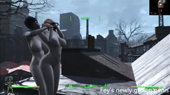 Mutant Penis Growth Vaccine Lesbian Love Affair: Fallout 4 Cait Fucked Hard AAF Sex Mods 3d