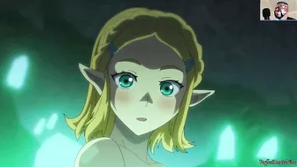 Zelda's bath time has a suprise visitor Hentai Uncensored