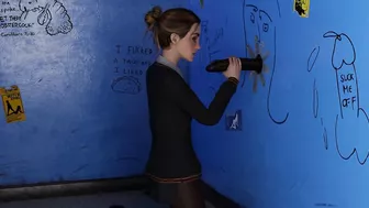 Hermione Granger sucks dick in glory hole