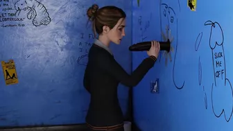 Hermione Granger sucks dick in glory hole