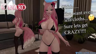 I try on CUTE COSPLAYS while you just want me to get MORE NAKED!!! SEXY CATGIRL POSING and STRIPPING