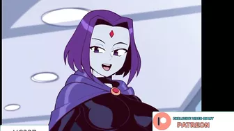 Raven And Beastboy Hot Fucking In Love Hotel | Teen Titans Raven Creampied Hentai 60Fps