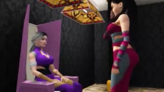 Mileena and Sindel futanari MK1