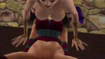 Mileena and Sindel futanari MK1