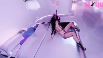 VR slut worships cock and begs to cum