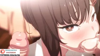 Kobeni Higashiyama Sweetly Sucks And Swallows Cum | Best Chainsaw Man Hentai 60FPS