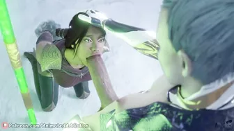 Jade Getting Throatfucked By Frost