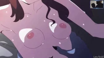 Akko and Natsumi She watching when her BestFriend is Fucked HARD