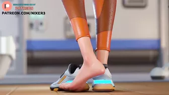 TRACER AMAIZING FOOTJOB | HOTTEST OVERWATCH HENTAI ANIMATION 60FPS