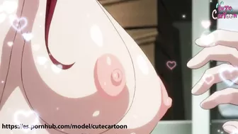 HOT vampire - SUCKS CUM to survive - (Hentai Itadaki Seieki / best clips - part 1) - cute [CARTOON]