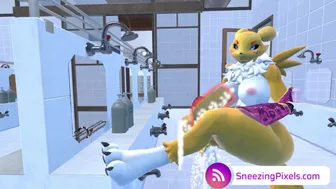 Public Bathroom Masterbation Sneezing Pixels PornHub Exculsive