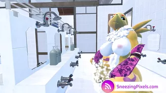 Public Bathroom Masterbation Sneezing Pixels PornHub Exculsive