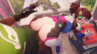 Overwatch Lucio Fucks Dva Big Ass Fucked