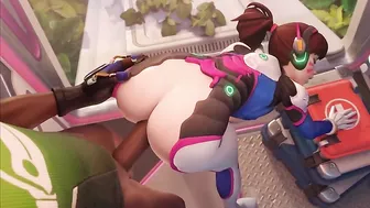 Overwatch Lucio Fucks Dva Big Ass Fucked