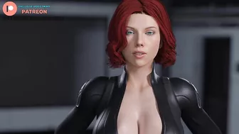 Black Widow Anal And Footjob Traning Try Not To Cum | Marvel Avengers Hentai Animarion 60Fps